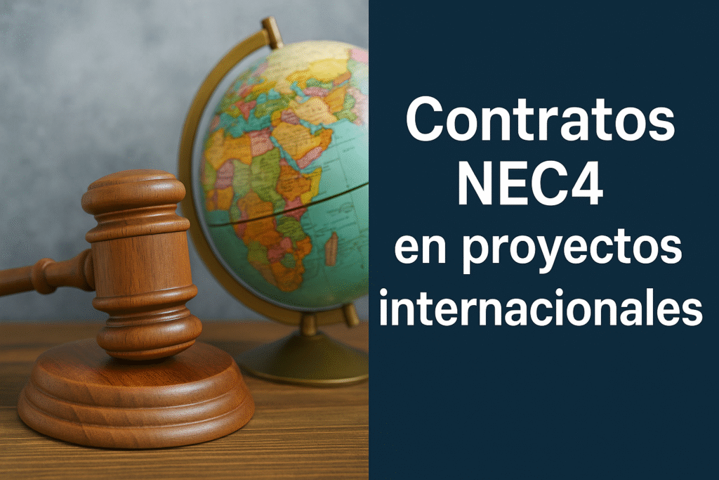 contratos NEC4 en proyectos internacionales con consideraciones legales y culturales